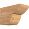 Ekena Millwork Crestline Smooth Rafter Tail, Western Red Cedar, 5 1/2"W x 8"H x 12"L RFT06X08X12CRE00SWR - alternate 1